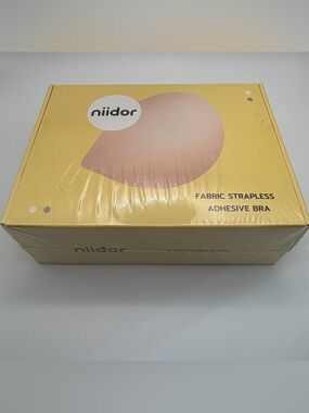 Niidor Fabric Strapless Adhesive Bra - Nude Pink